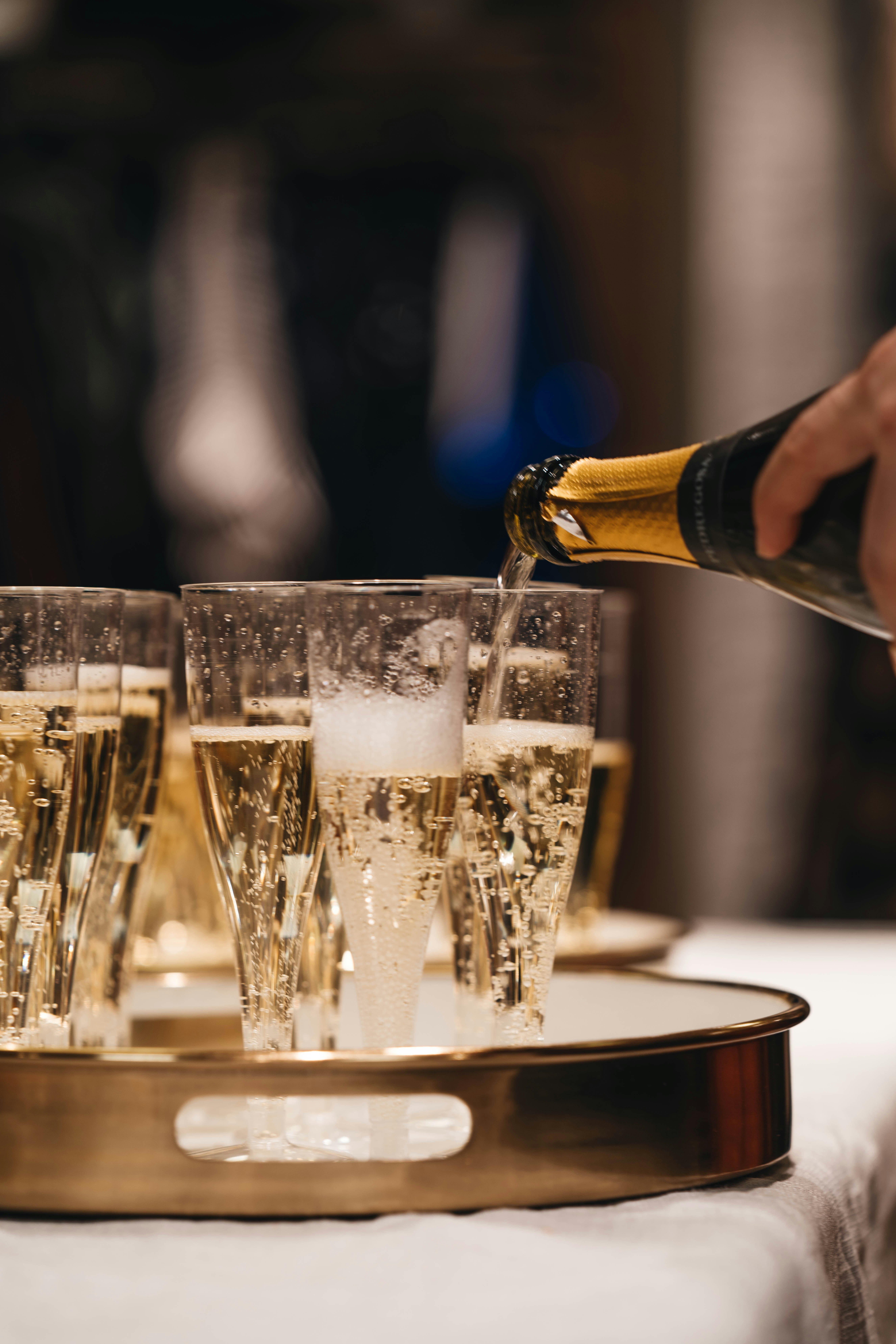 Ontvangst met bubbels